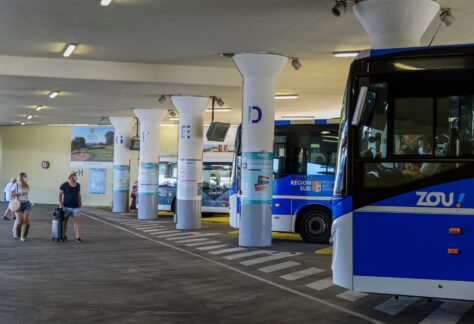 Photo de la gare routière du réseau ZOU