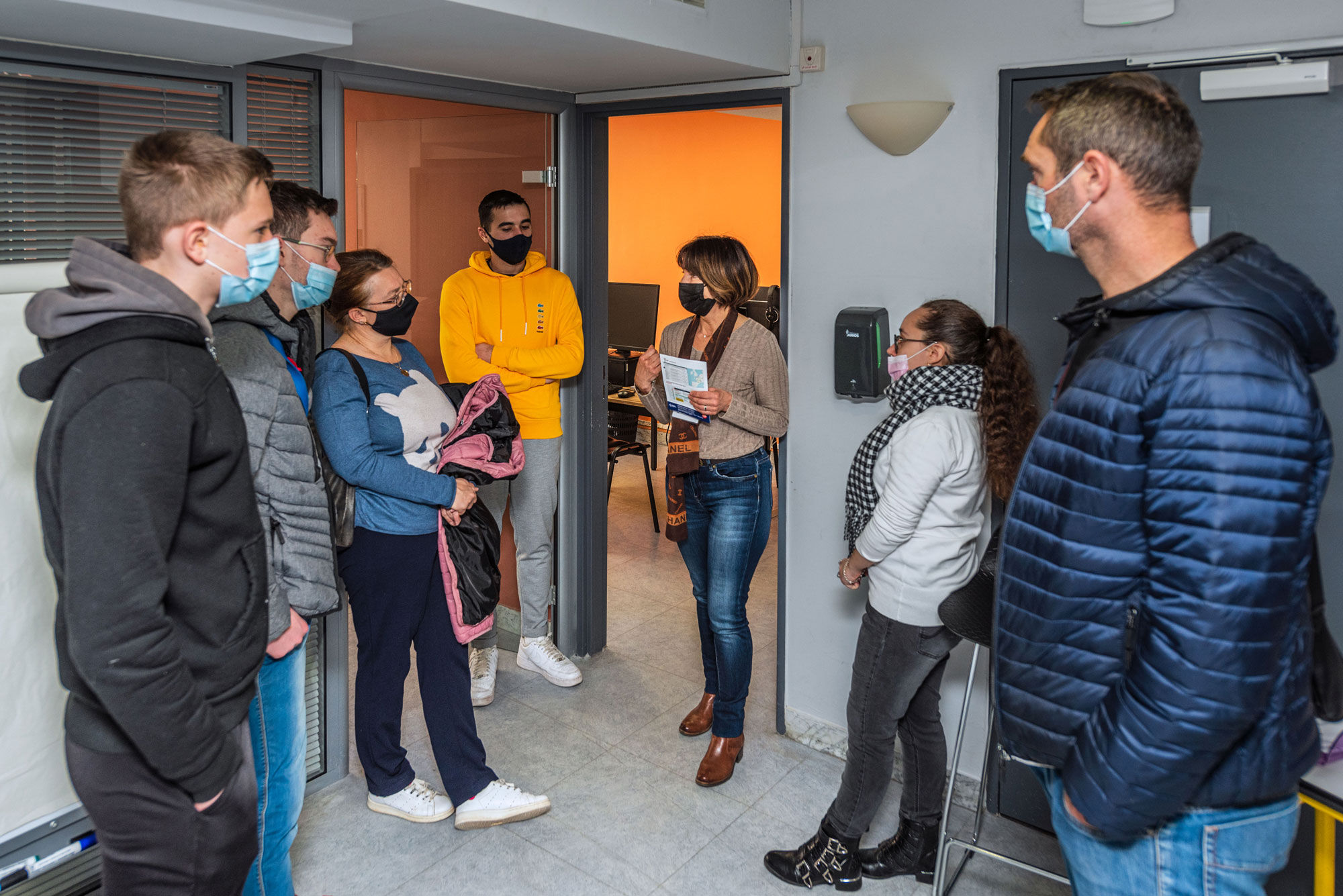 Photo des portes ouvertes du campus connecté