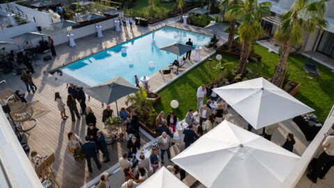 Photo du bloom hôtel à Saint Aygulf vu de haut