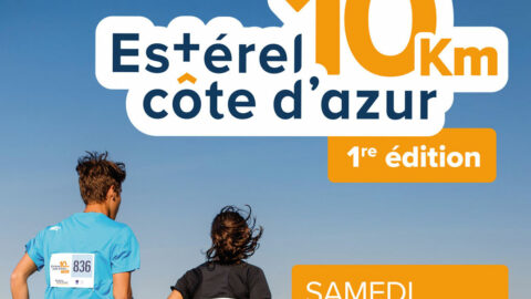 Encart du visuel 10km Estérel Côte d'Azur 1ère édition le samedi 18 juin 2022