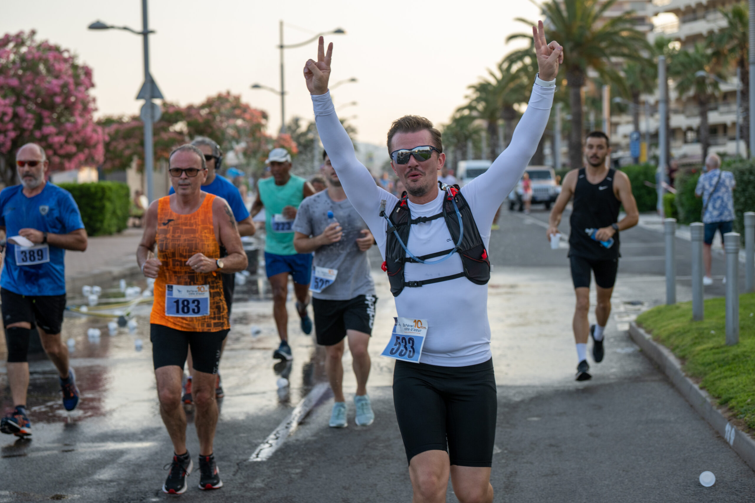 Photo des coureurs de la course des 10km Estérel Côte d’Azur