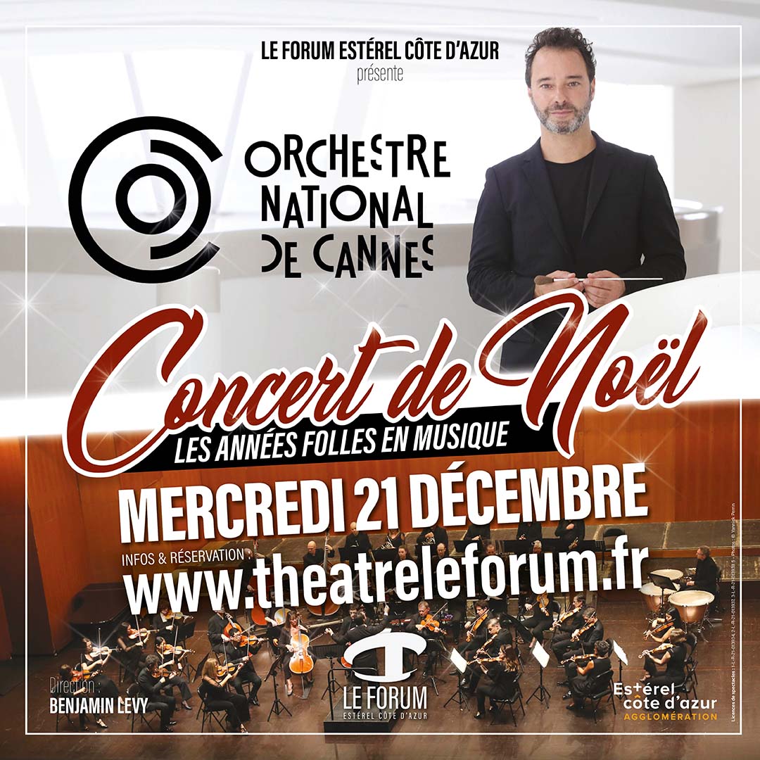 Affiche concert Orchestre National de Cannes