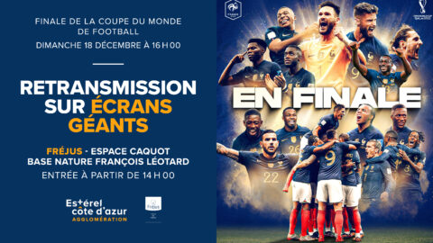 Retransmission sur écrans géants de la finale de la coupe du monde de football 2022