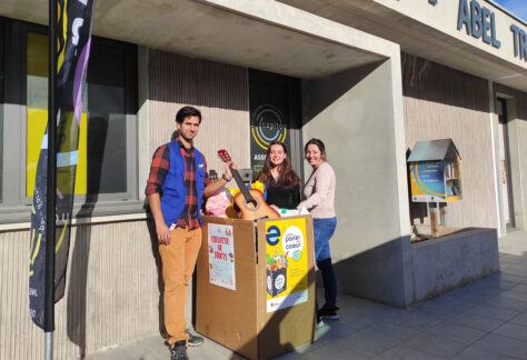 Point de collecte de jouets mis en place dans le cadre de la semaine Européenne de réduction des déchets
