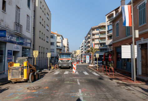 travaux Avenue General Leclerc Renouvellement eau potable et assainissement