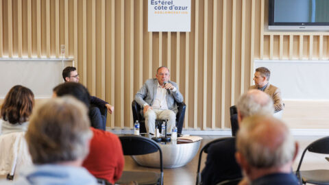 Photographie Nicolas Bouzou Pierre Gattaz et Paul-Christian Ollier