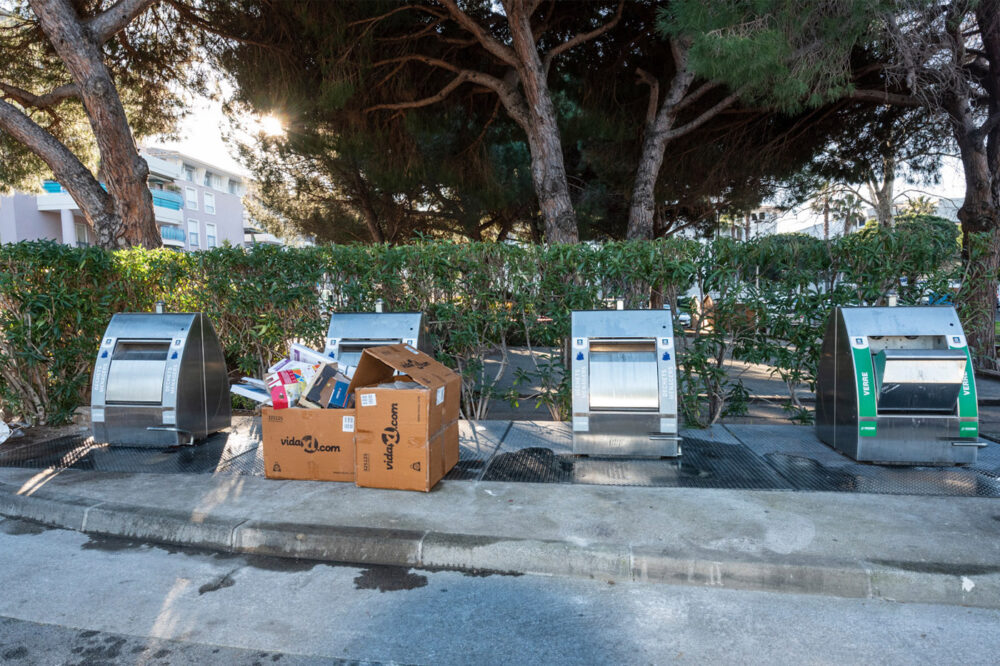 poubelles semi enterrées