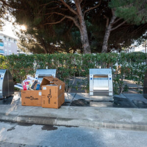 poubelles semi enterrées