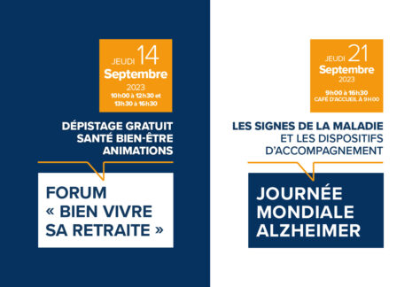 Visuel Forum Bien vivre sa retraite et Journée Mondiale Alzheimer