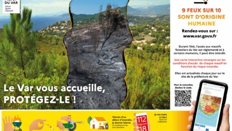 Affiche prévention feux de forêt