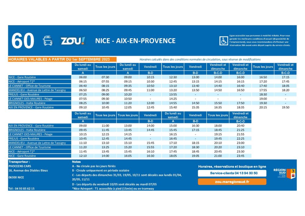 Remise en service de l’arrêt « Fréjus Gare routière » sur la Ligne Express Régionale Aixen