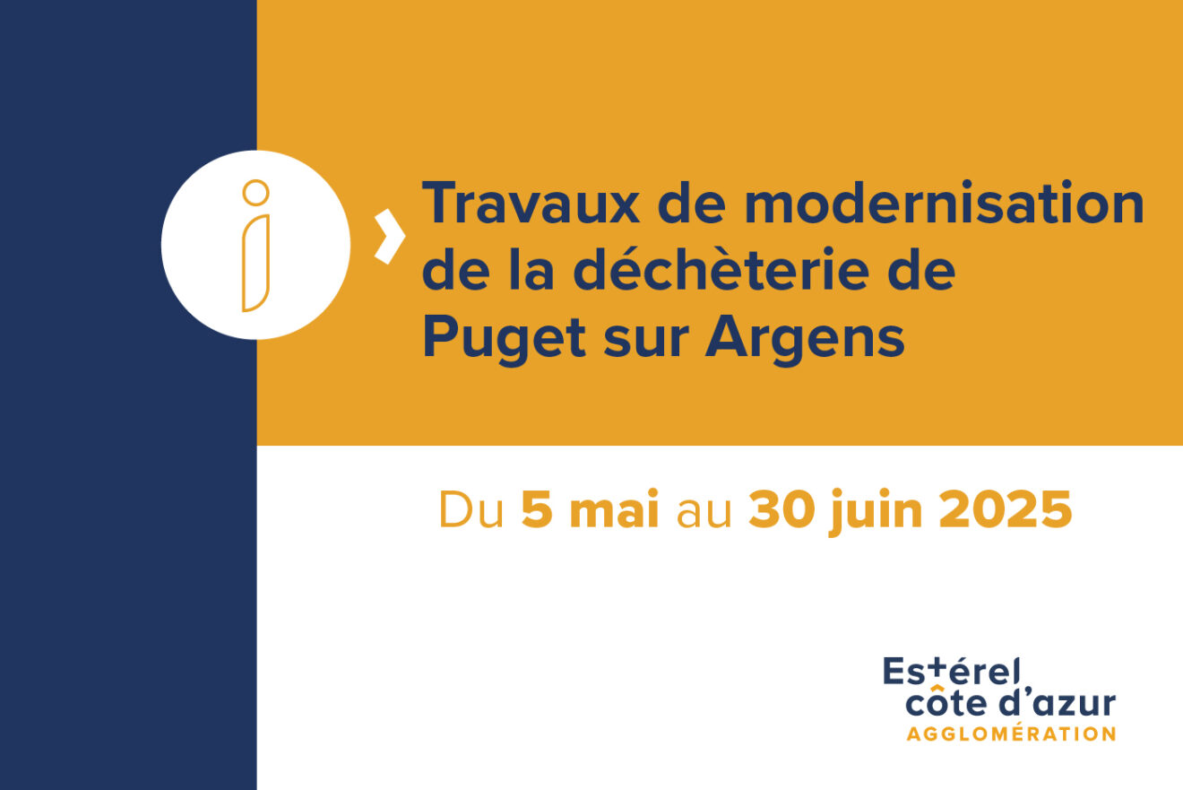 Travaux de modernisation de la déchèterie de Puget sur Argens