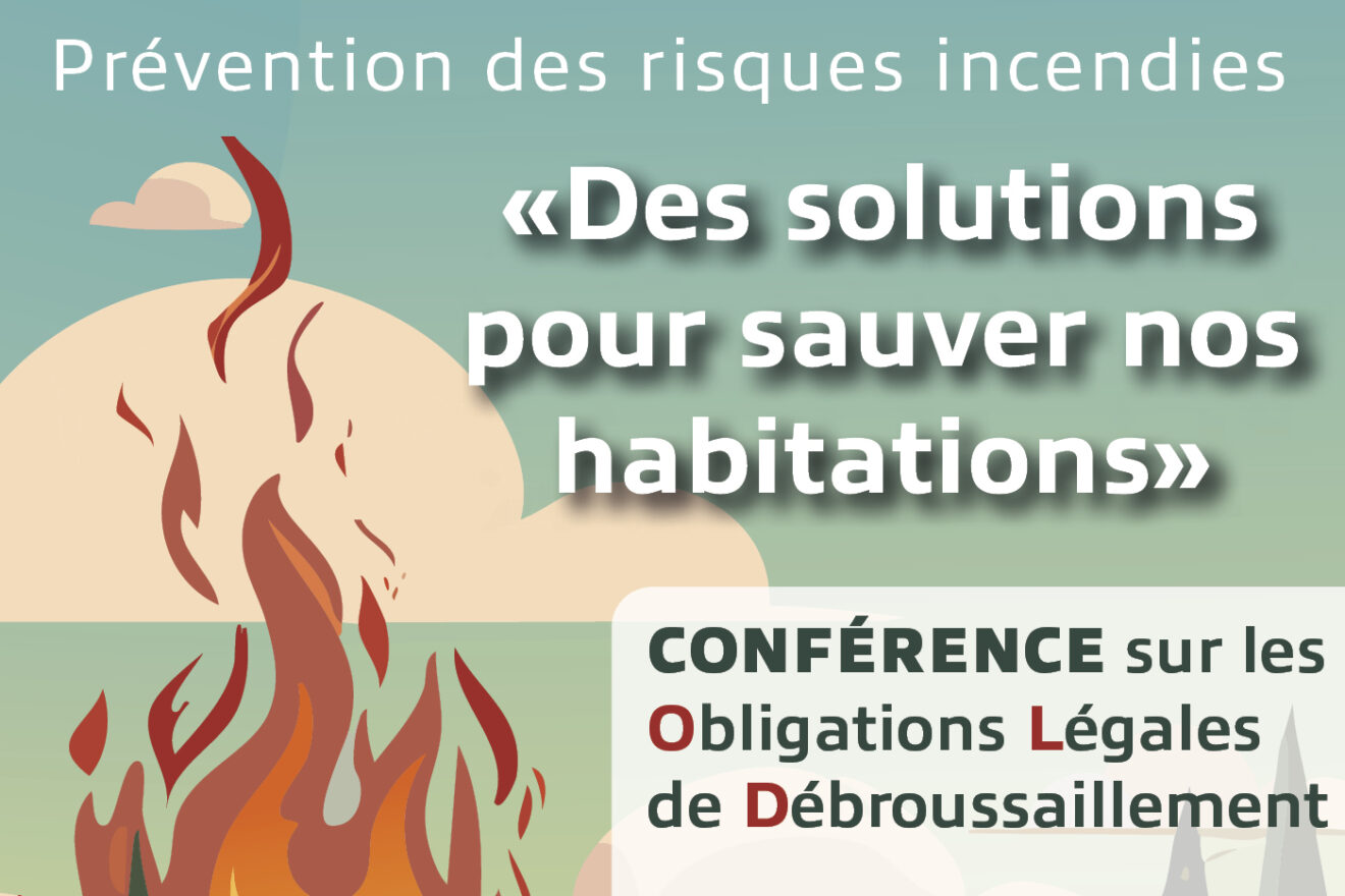 Conférence OLD – Les Adrets-de- l’Estérel Prévention des incendies : participez à la conférence « Obligations Légales de Débroussaillement » vendredi 28 novembre 2025 à 18h