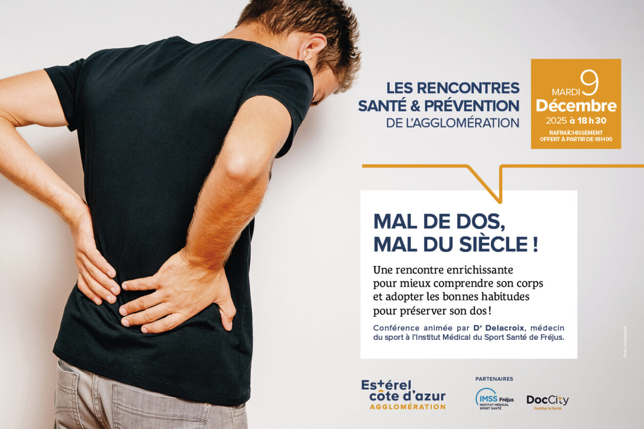 Rencontre santé et prévention du 09 décembre 2025 : "Mal de dos : le mal du siècle"