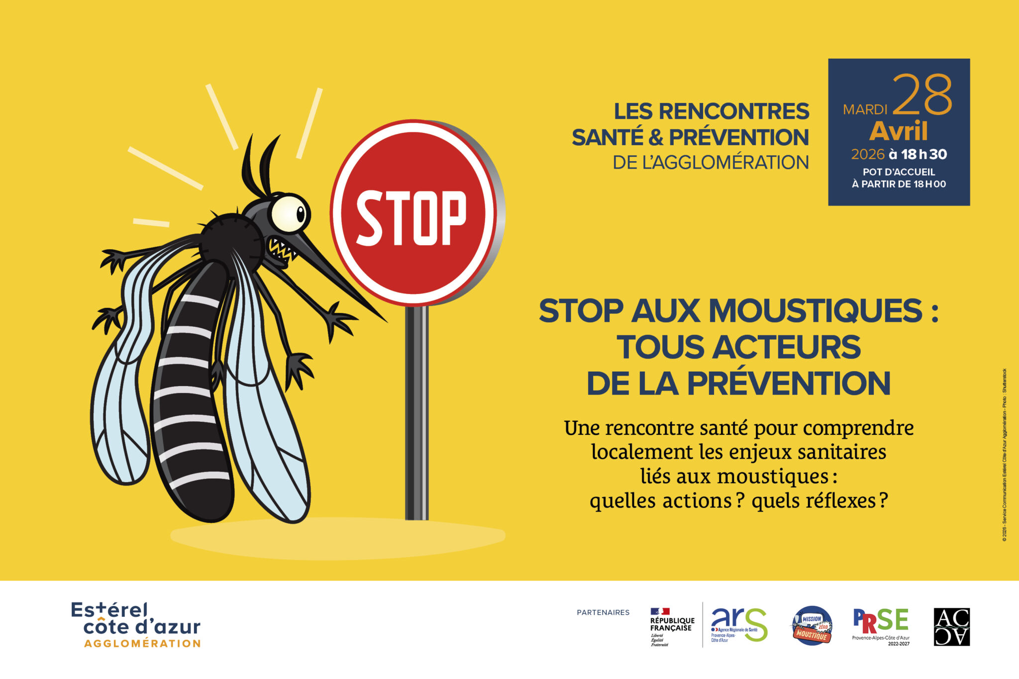 Rencontre santé et prévention du 28 avril 2026 : "Stop aux moustiques : tous acteurs de la prévention"