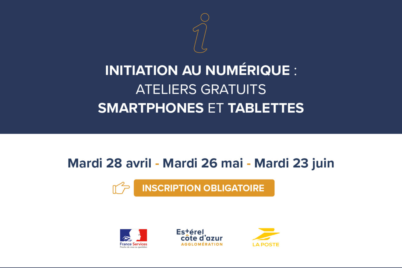 Des ateliers numériques gratuits à Boulouris pour les seniors du territoire Estérel Côte d’Azur